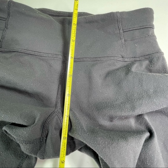 Lululemon Athletica Womens Size 4 Black Stretch Leggings Pants - Picture 6 of 7